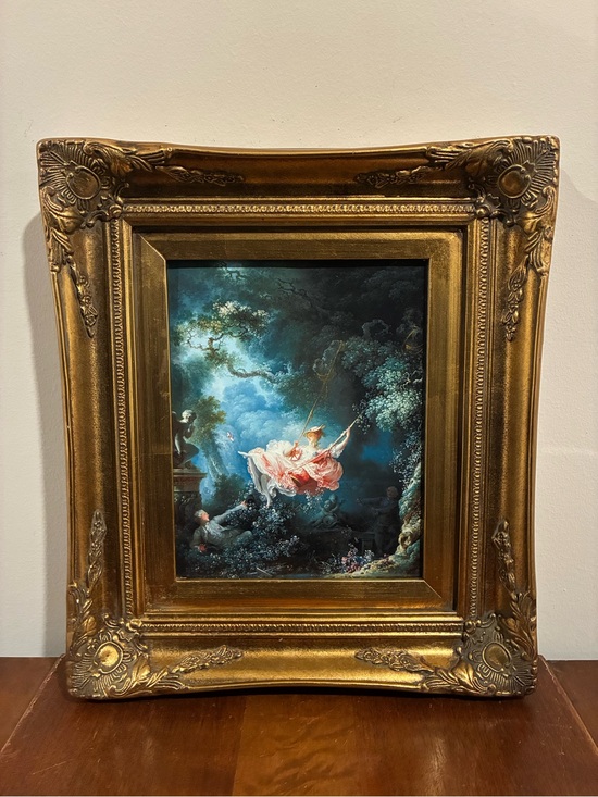 Other - The Swing Framed Print 13x15 Fragonard Gold Baroque Rococo Ornate Wall Art